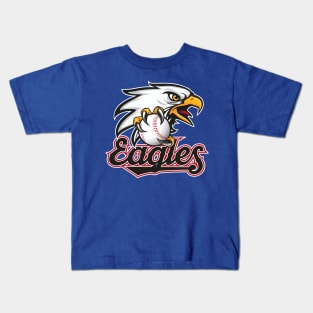 Eagles Baseball Logo Kids T-Shirt